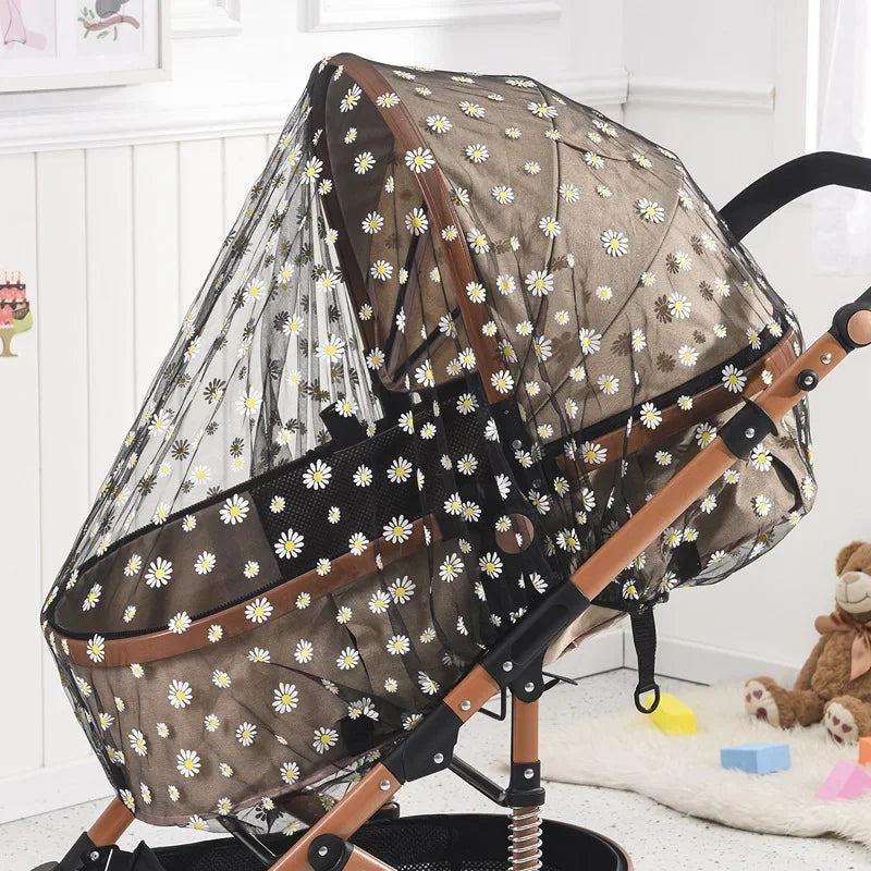 Universal Baby Stroller Cover – Star Mesh Mosquito Net Canopy