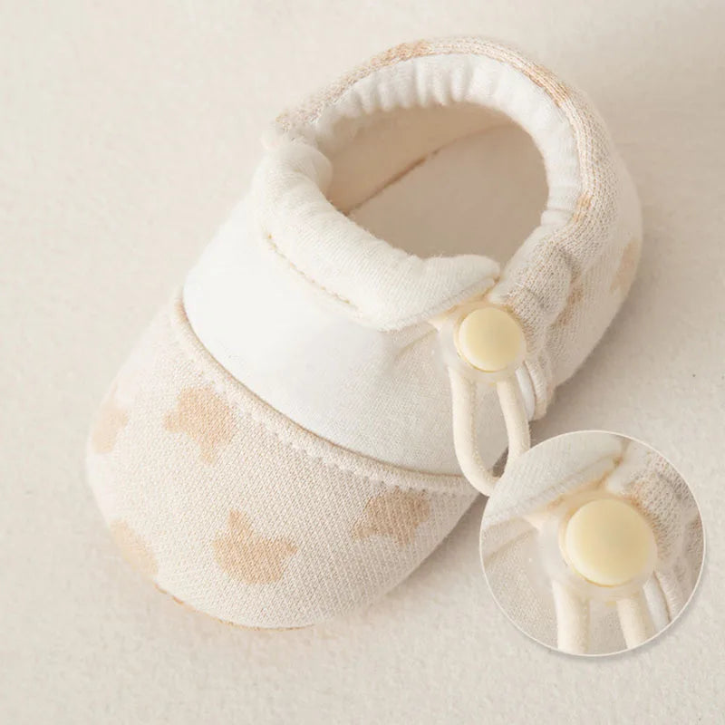 Baby Soft Sole Shoes | Foldable Non-Slip First Walker Booties | Infant Indoor Shoes (0–18 Months)