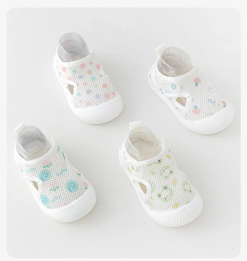Baby Velcro Sandals | Mesh Soft Sole Summer Shoes