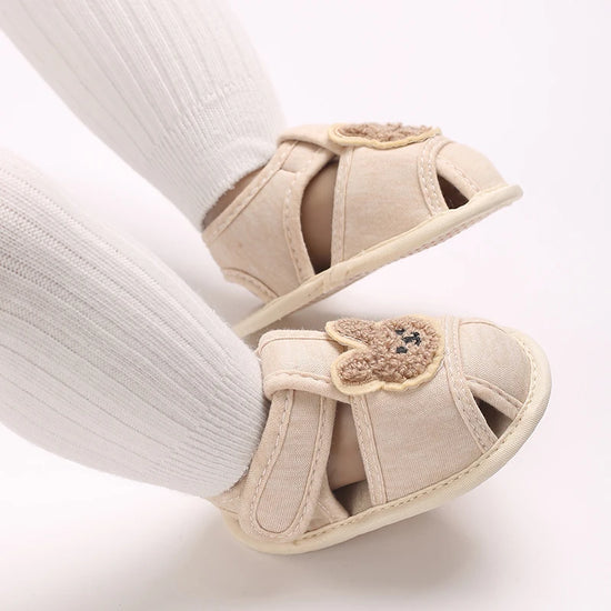 Summer Baby Sandals – Cute Bear Design Velcro sandals