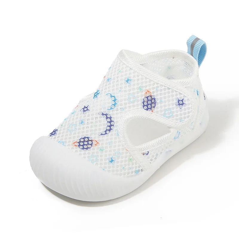 Baby Mesh Velcro Sandals | Soft Sole Summer First Walker Shoes