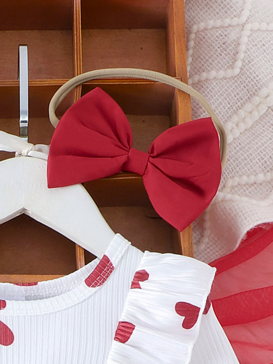 Adorable Baby Girl Valentine's Outfit