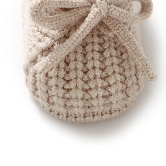 Knitted Newborn Baby Shoes – Warm First Boots for Infant Boys & Girls