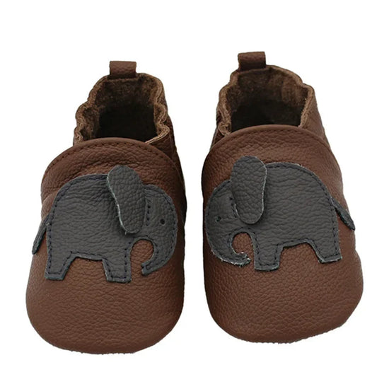Soft Leather Baby Shoes – Newborn Booties for Boys & Girls | First Walker Moccasins