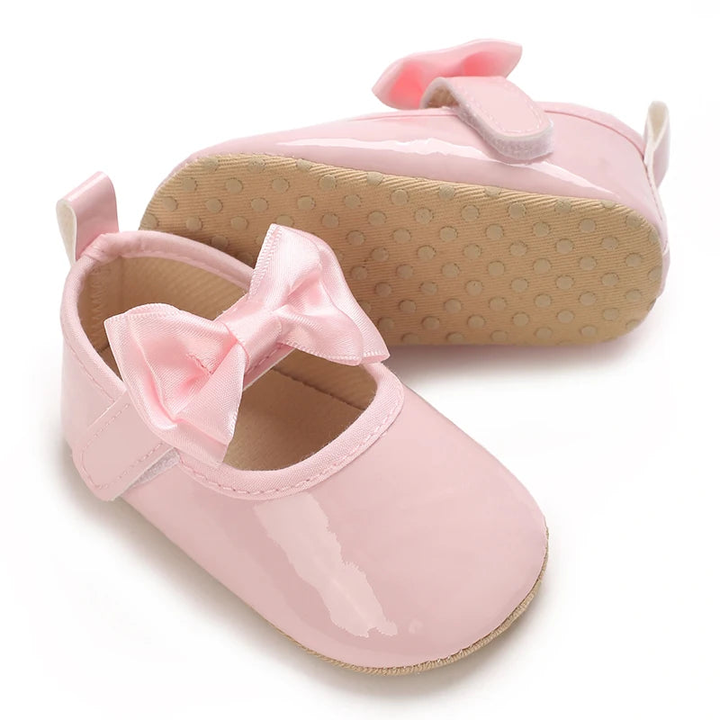 Baby Girl Pink Shoes | Soft Sole First Walker Toddler Shoes