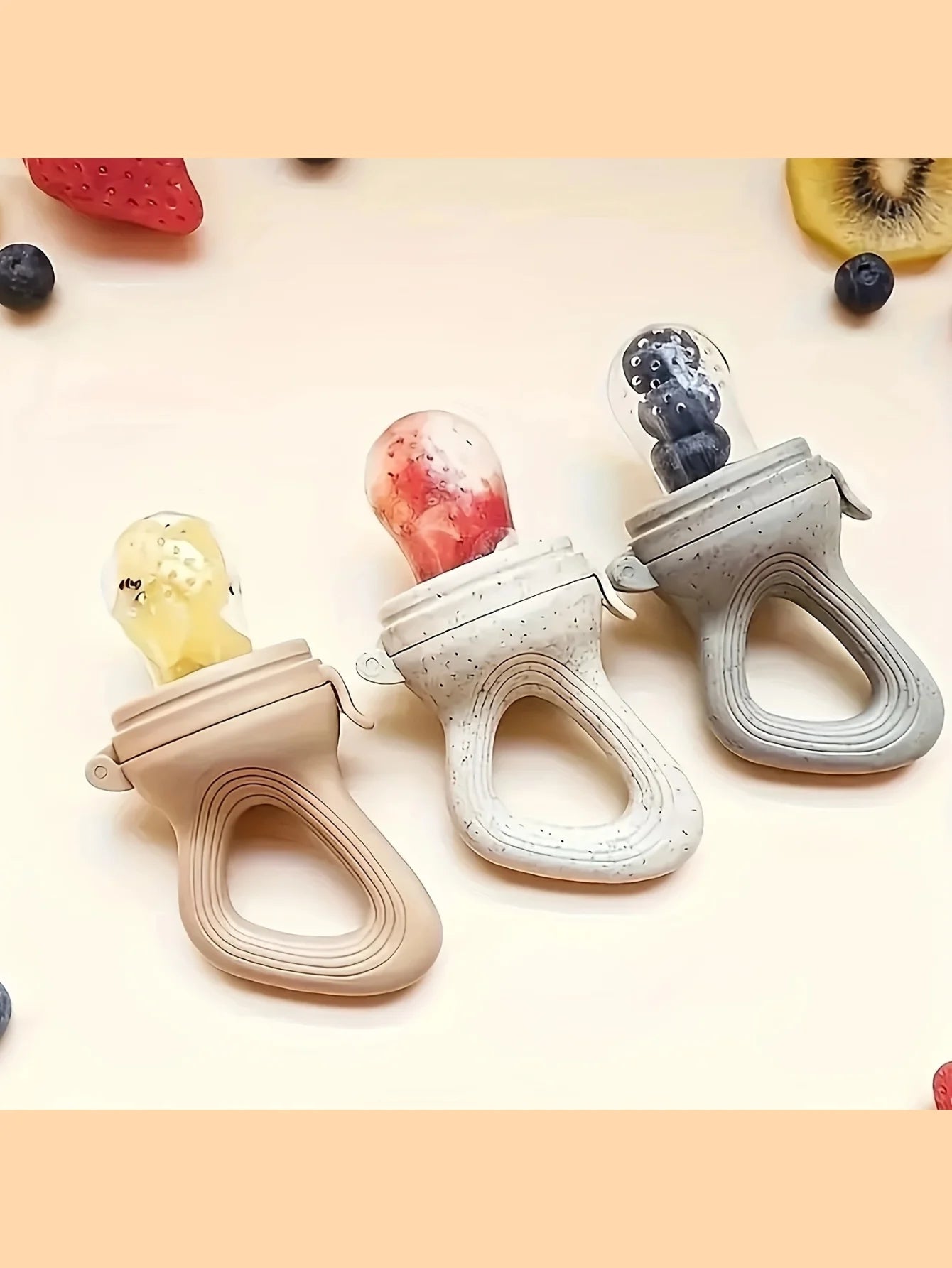 Silicone Fruit & Vegetable Feeder for Babies | BPA-Free Teething Nipple Feeder | Safe Baby Food Feeder for Boys & Girls