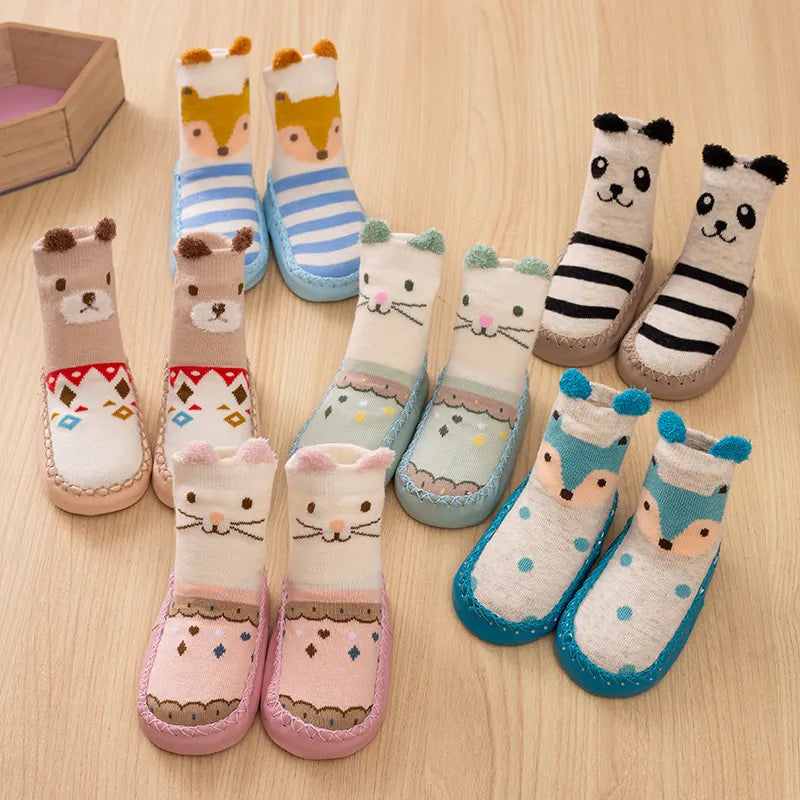 Cartoon Animal Floor Socks