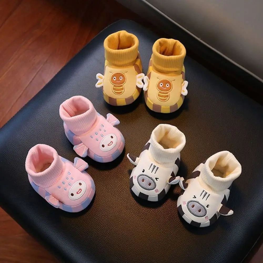 Baby Animal Sock Shoes – Soft Non-Slip First Walker Slippers for Infants & Toddlers