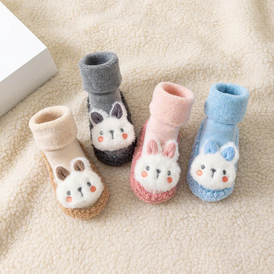 Thickened Fluffy Baby Animal Non-slip Socks  Shoes