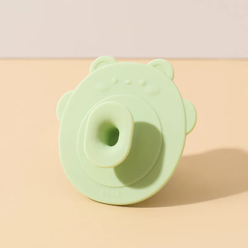 Silicone Baby Scalp Shampoo Brush – Soft Bath & Cradle Cap Massager