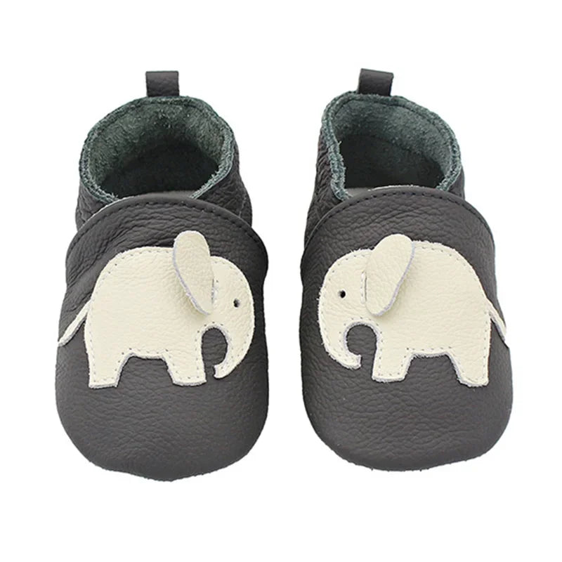 Soft Leather Baby Shoes – Newborn Booties for Boys & Girls | First Walker Moccasins