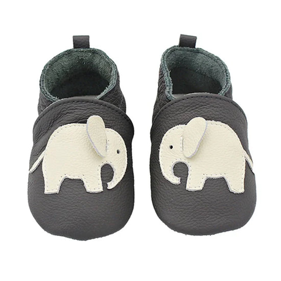 Soft Leather Baby Shoes – Newborn Booties for Boys & Girls | First Walker Moccasins