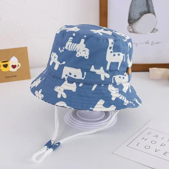 Summer Baby Panama Hat – Cartoon UV Sun Hat for Boys & Girls (Toddler Bucket Cap)