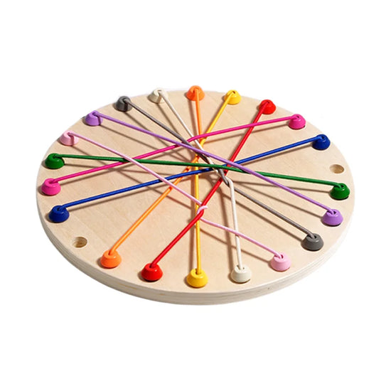Kids Rope Knots Sensory Board Game | Logic & Strategy Puzzle Toy
