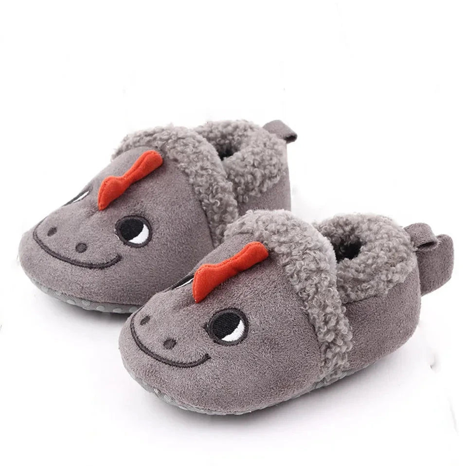 Cozy Animal-Themed Baby Shoes