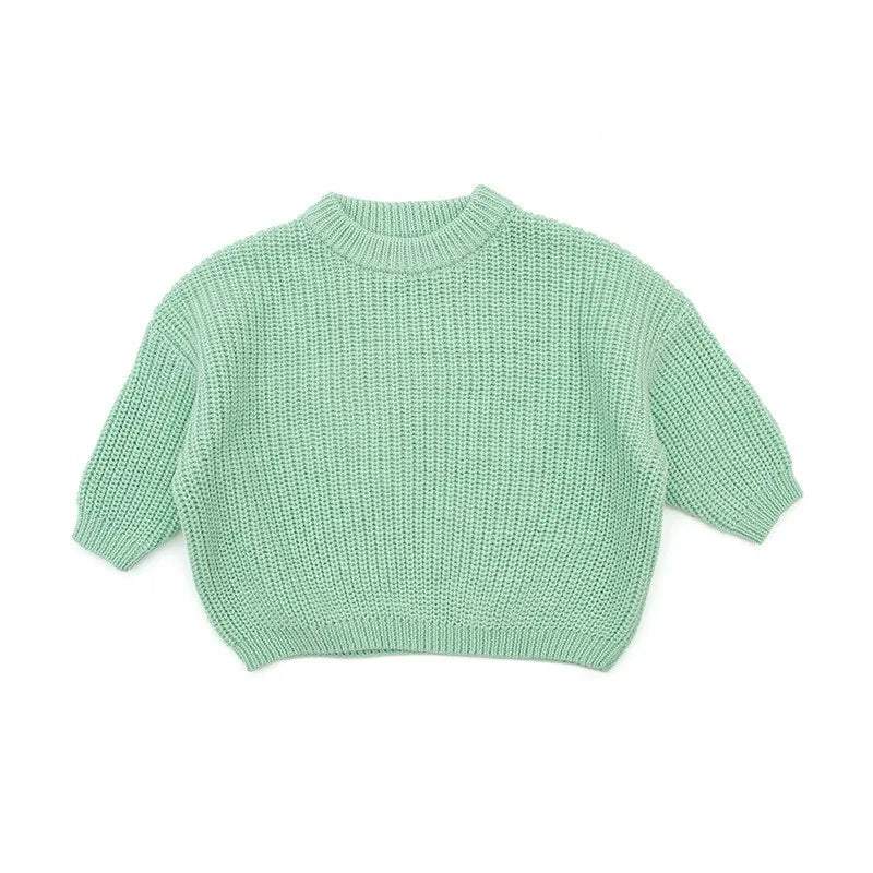 Personalized Baby Sweater with Hand-Embroidered Name & Monogram, A Precious Gift from Aunt for a Baby Girl, Kids Christmas Gift