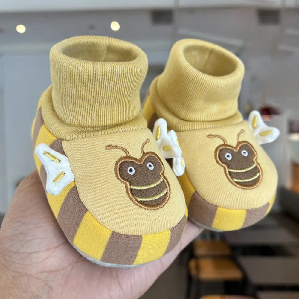 Baby Animal Sock Shoes – Soft Non-Slip First Walker Slippers for Infants & Toddlers