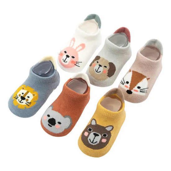 Baby Socks Spring Cute Cartoon Non-slip Baby Boys Girls Floor Socks Autumn Summer Socks  0-3 Years Old