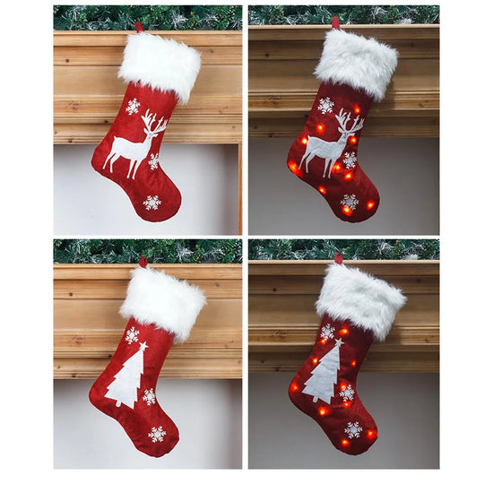 New Personalized Christmas Socks with Lights