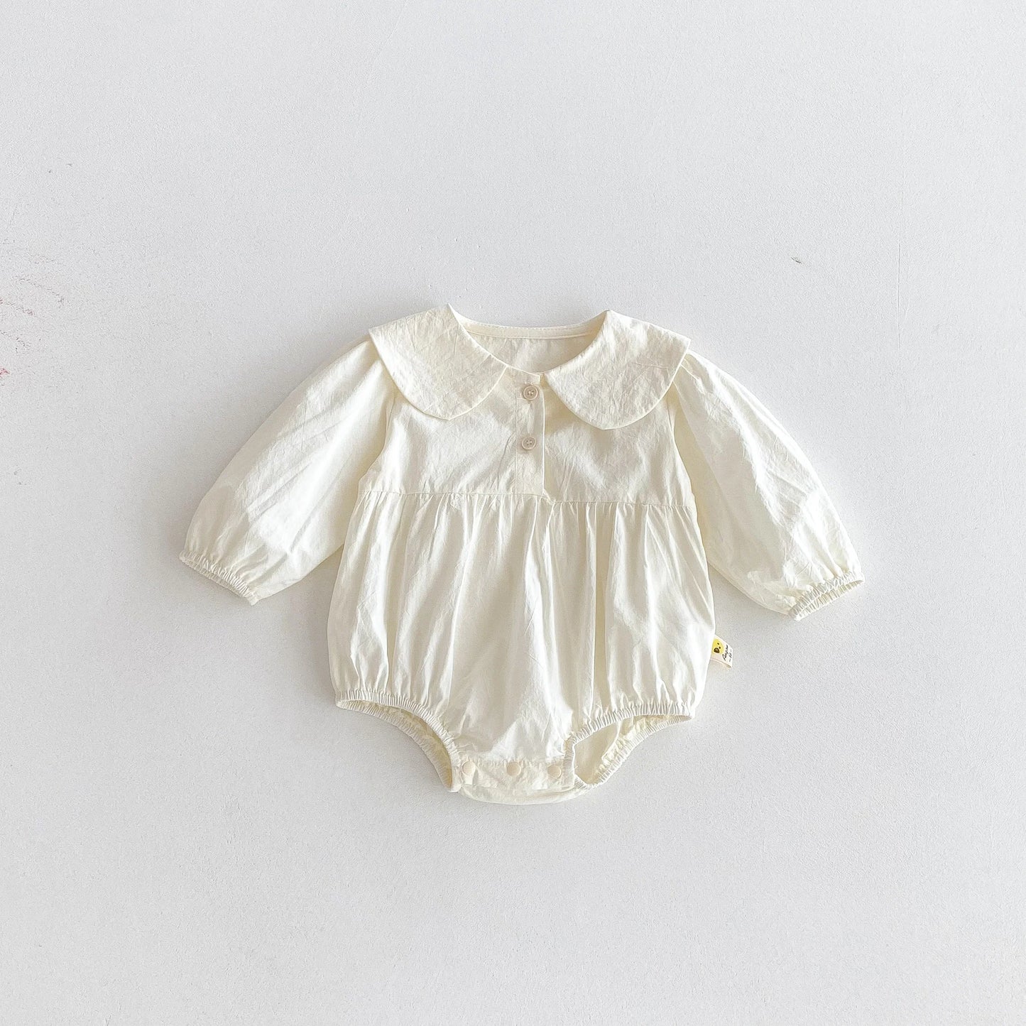 Baby Girl Light Blue Lace Romper Set | Newborn Vintage Outfit