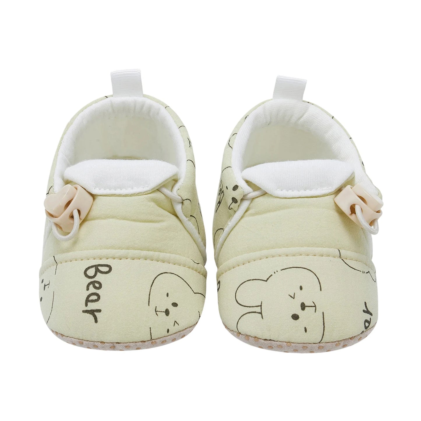 Soft Sole, Non-Slip, Cute animal Print with Drawstring