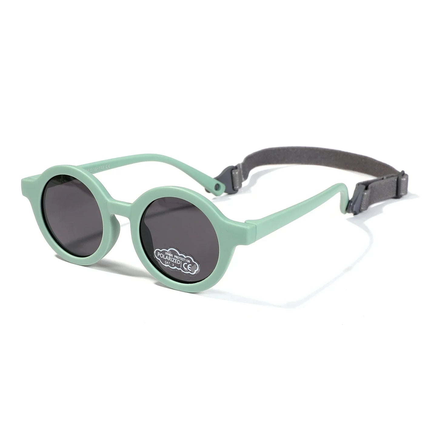 Baby Polarized Sunglasses 0-3 Years | Flexible Rubber UV Protection Shades