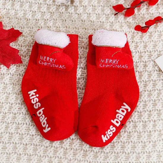 Baby Christmas Socks – Cute Santa, Reindeer & Holiday Designs | MGK & Co
