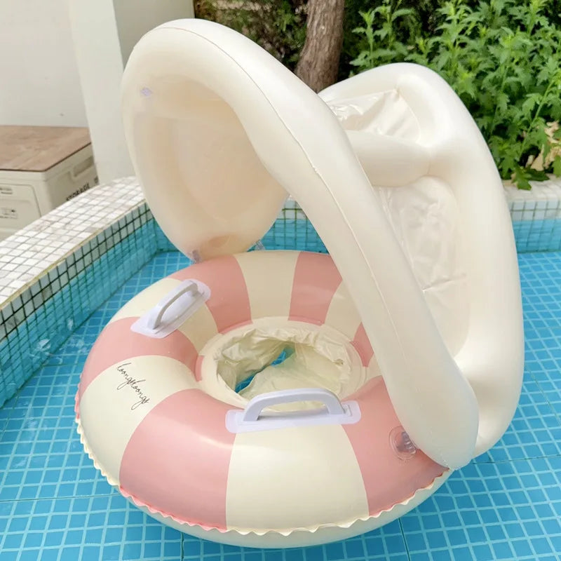 Baby Swim Float with Canopy | Infant Pool Float & Sun Shade