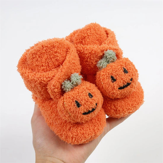 Pumpkin Baby Booties