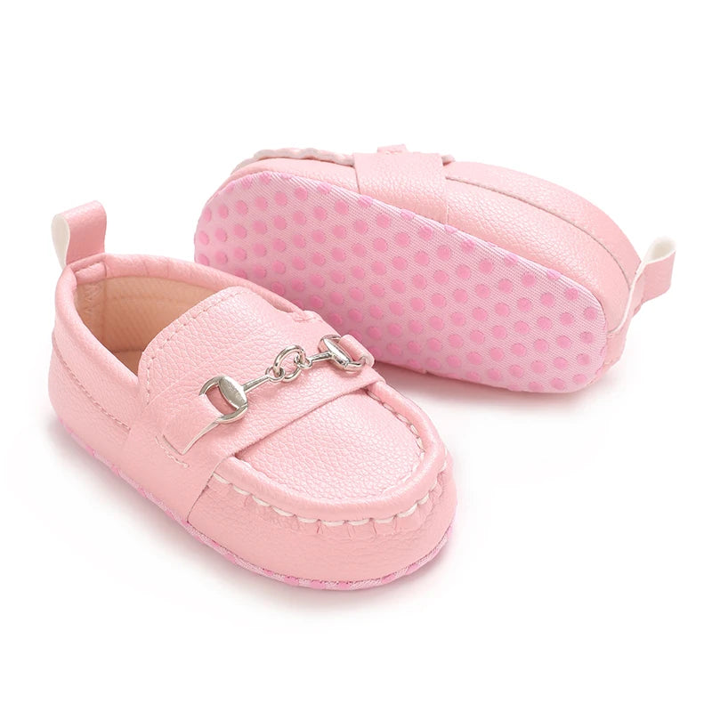 Baby Girl Pink Shoes | Soft Sole First Walker Toddler Shoes