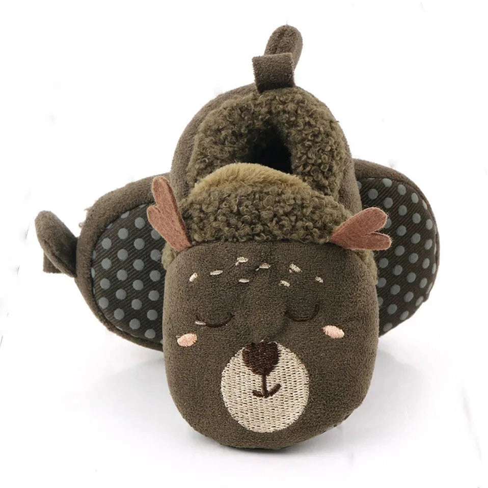 Cozy Animal-Themed Baby Shoes