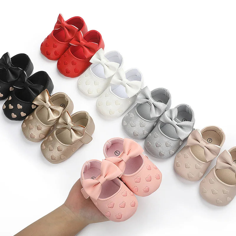 Cute Bowknot Toddler Walking Shoes