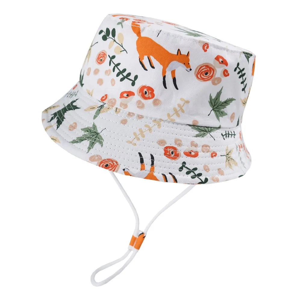 Summer Baby Panama Hat – Cartoon UV Sun Hat for Boys & Girls (Toddler Bucket Cap)