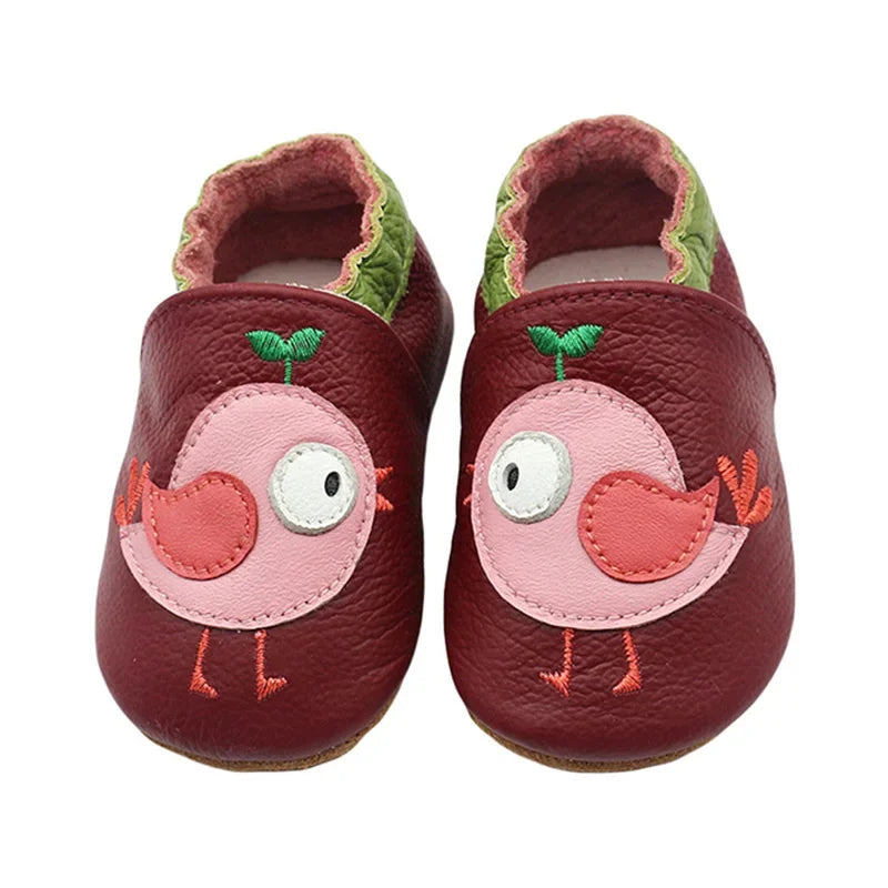 Soft Leather Baby Shoes – Newborn Booties for Boys & Girls | First Walker Moccasins