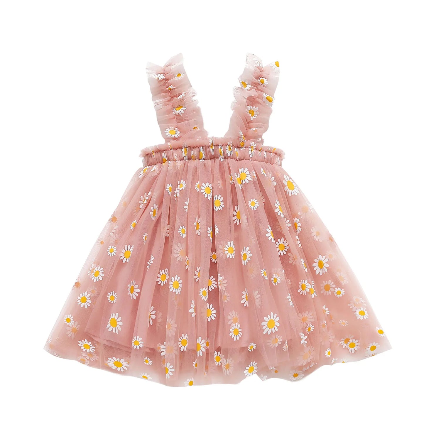 Cute Daisy Floral Baby/Toddler Dress