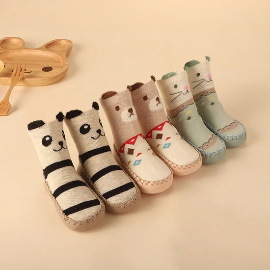 Cartoon Animal Floor Socks