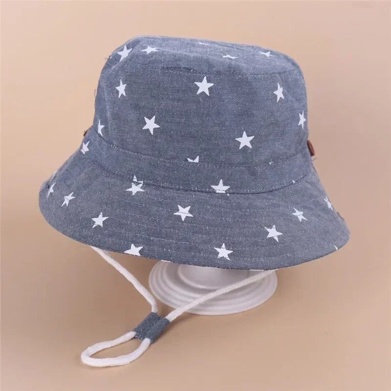 Summer Baby Panama Hat – Cartoon UV Sun Hat for Boys & Girls (Toddler Bucket Cap)