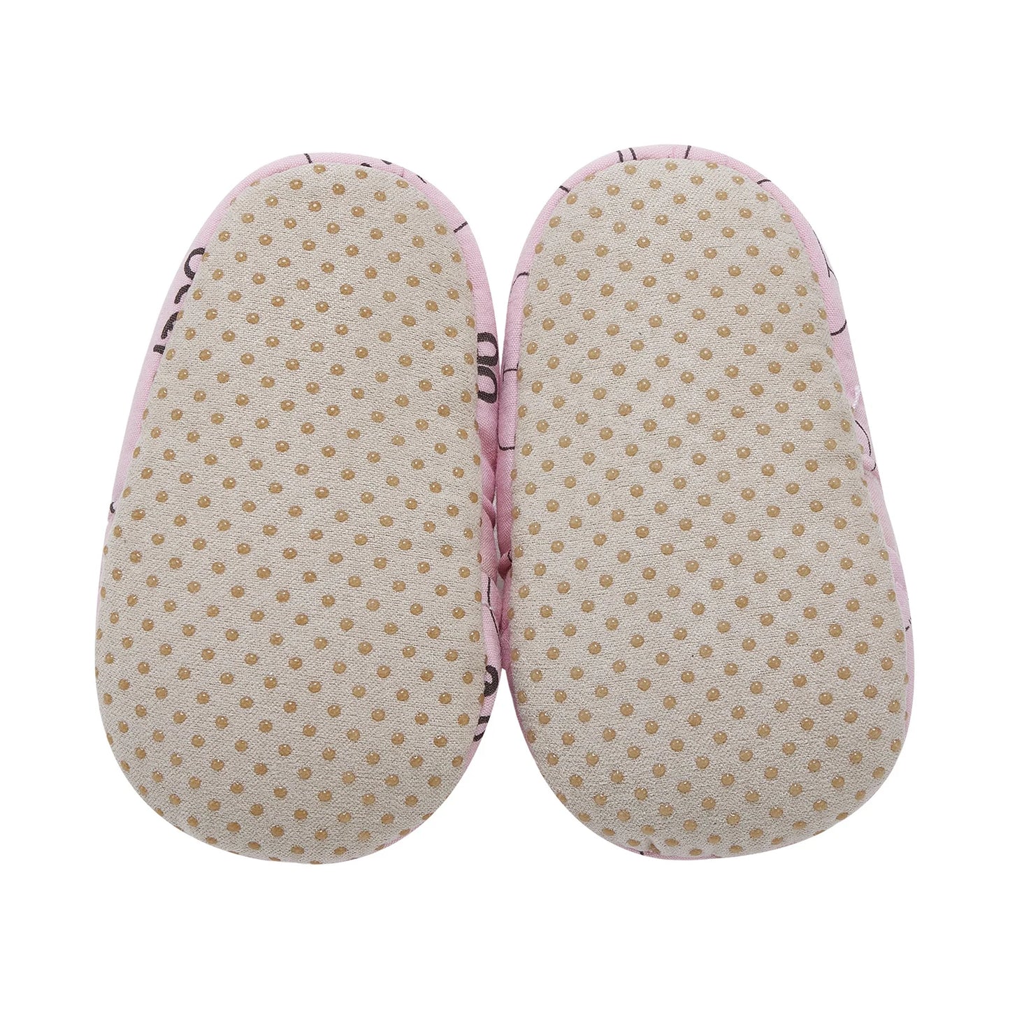 Soft Sole, Non-Slip, Cute animal Print with Drawstring
