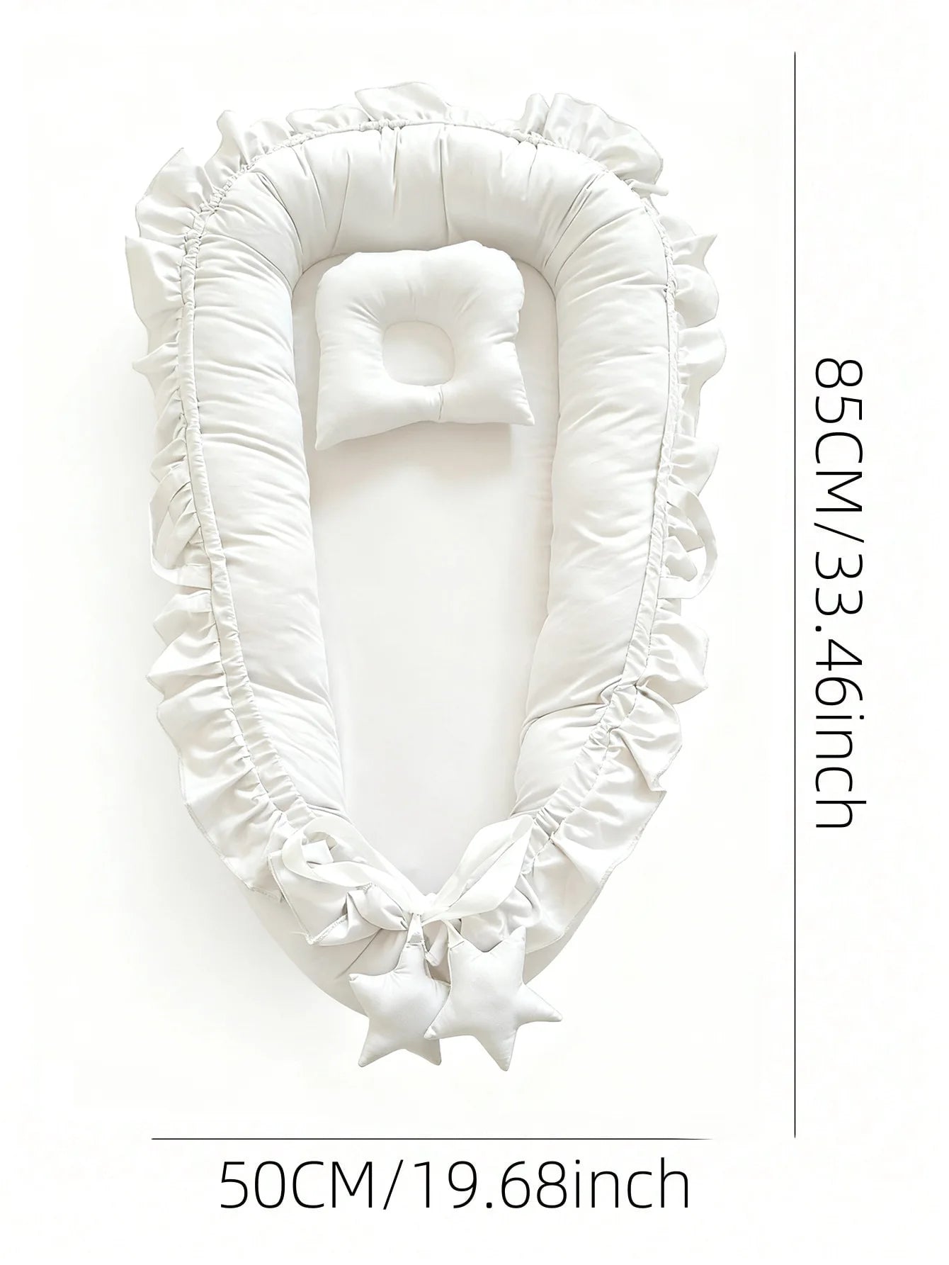 Baby Nest Lounger | Portable Newborn Baby Nest Bed & Sleep Cushion