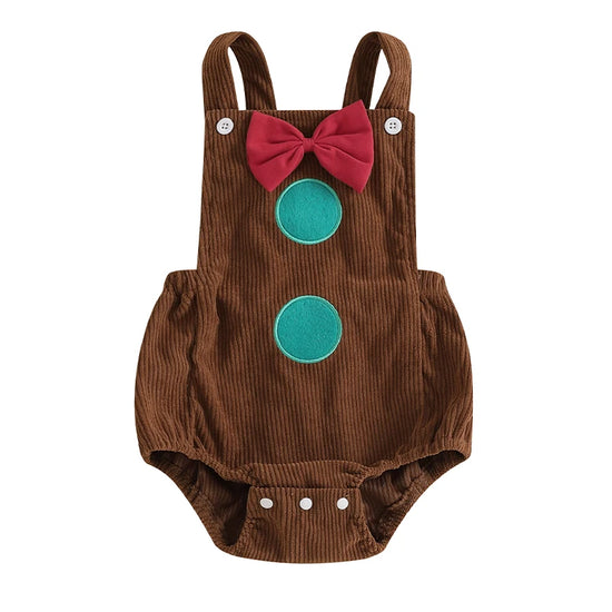 Christmas Baby Rompers – Gingerbread, Snowman & Reindeer Outfits