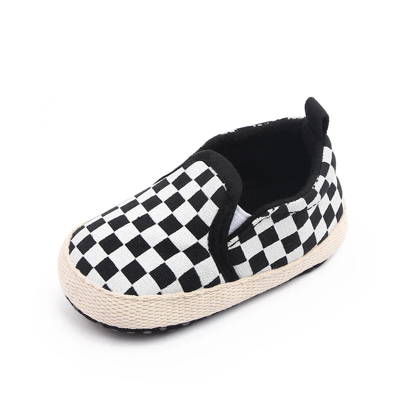 Baby Slip On Canvas Shoes | Soft Sole Toddler First Walker Sneakers