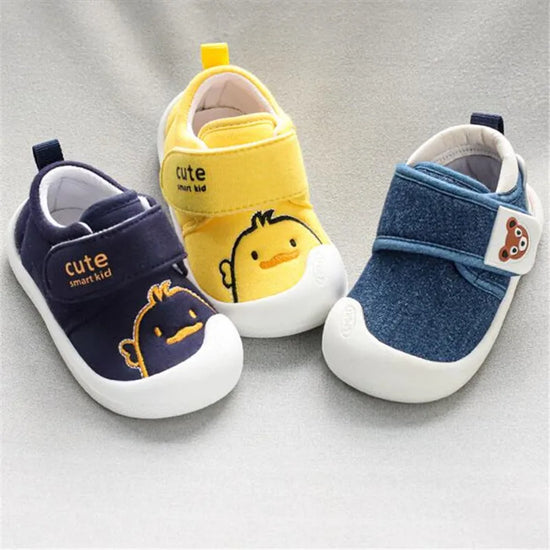 Spring Infant Toddler Shoes Girls Boys Casual Canvas Shoes Soft Bottom Comfortable Non-slip Kid Baby First Walkers Shoes