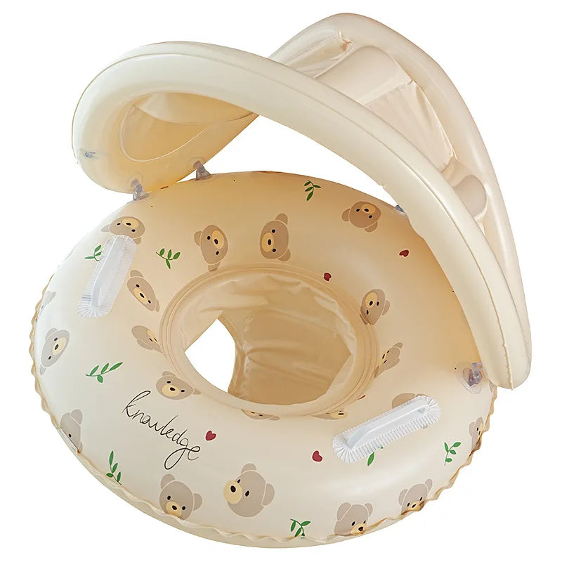 Baby Swim Float with Canopy | Infant Pool Float & Sun Shade