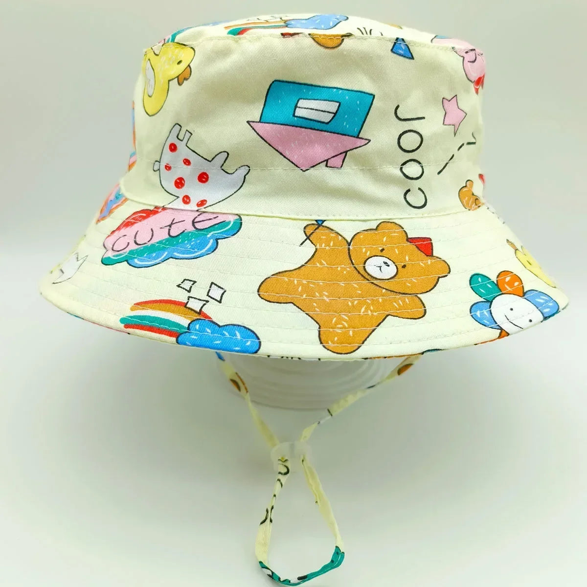 Summer Baby Panama Hat – Cartoon UV Sun Hat for Boys & Girls (Toddler Bucket Cap)