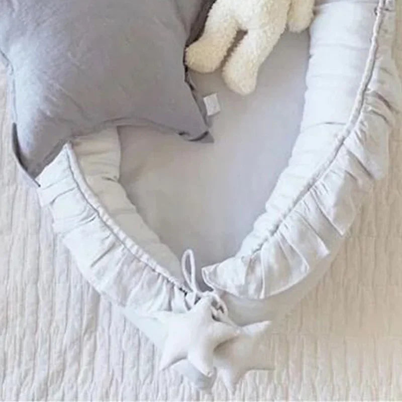 Baby Nest Lounger | Portable Newborn Baby Nest Bed & Sleep Cushion