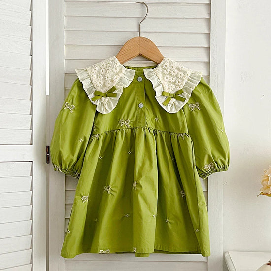 Sisters Lace Collar Dress