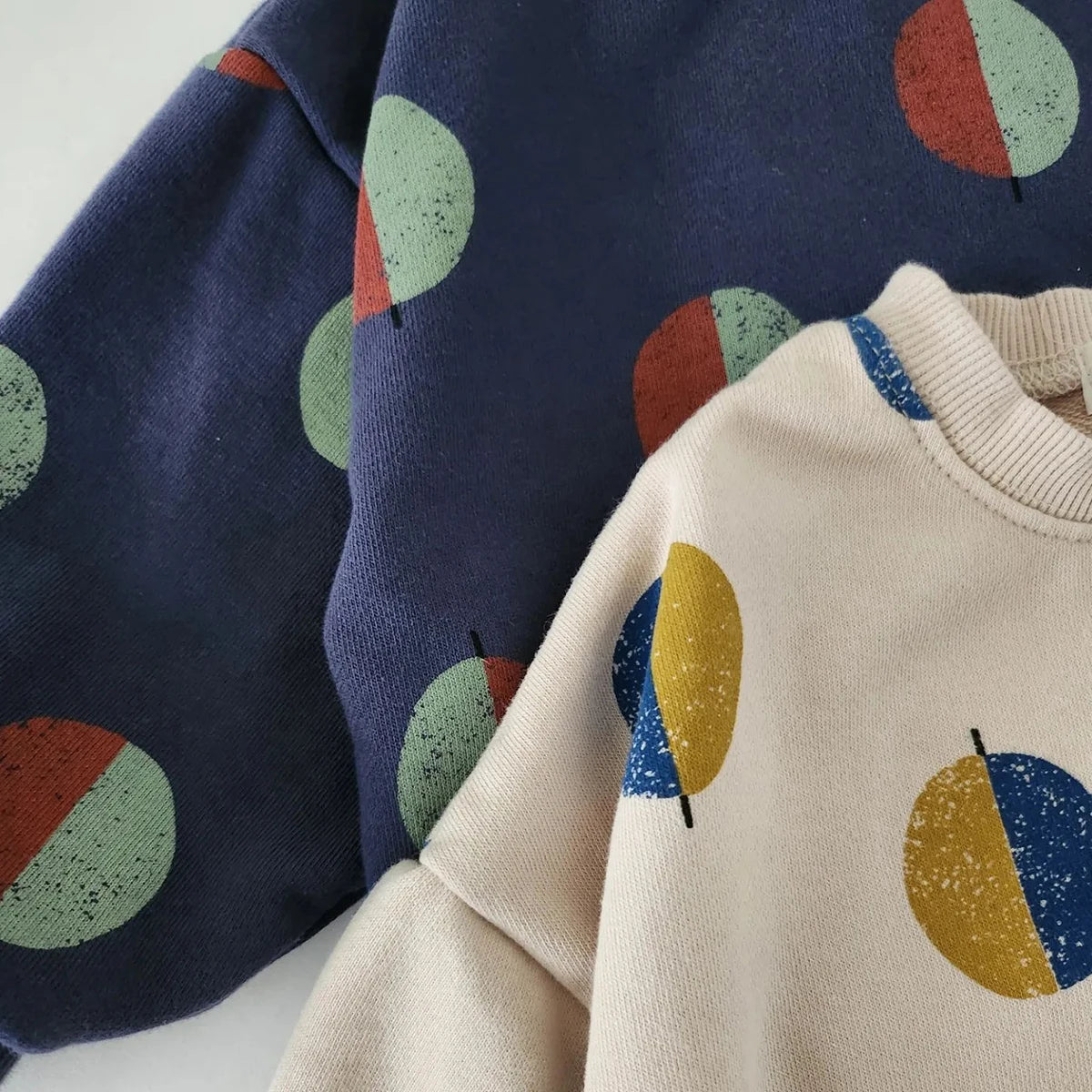 Toddler Balloon Print Brushed Cotton Sweatshirt and Jogger Pants