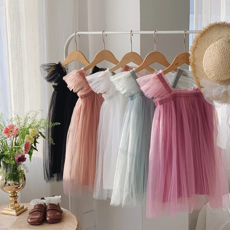 Elegant Butterfly Tulle Dress