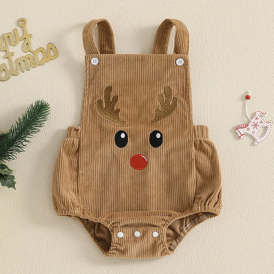 Christmas Baby Rompers – Gingerbread, Snowman & Reindeer Outfits