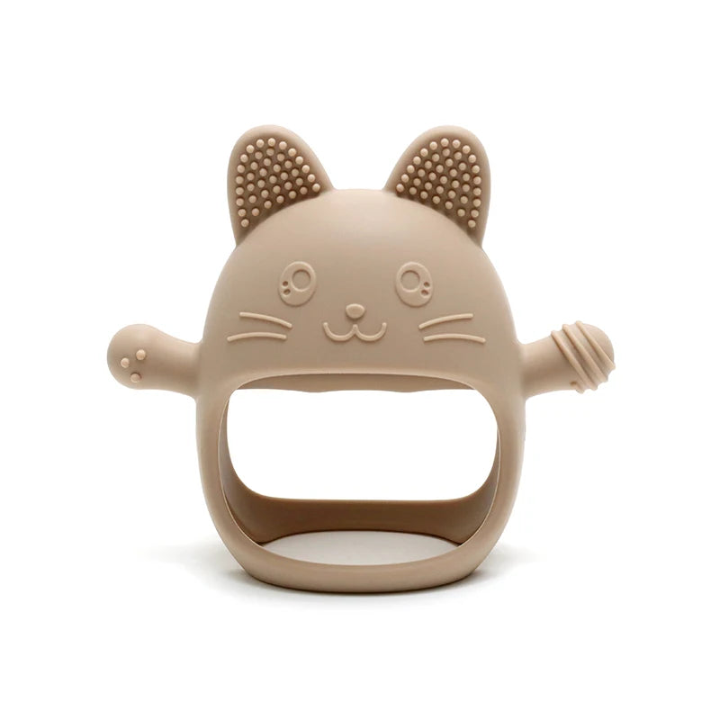 Food Grade Baby Silicone Gloves Teether Soys Pacifiers Kids Teething Toys Newborn Dental Care Gums Molar Stick Baby Items